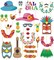 60PCS Luau Photo Booth Props – Hawaiian & Tropical Party Decorations (Assembly Required)